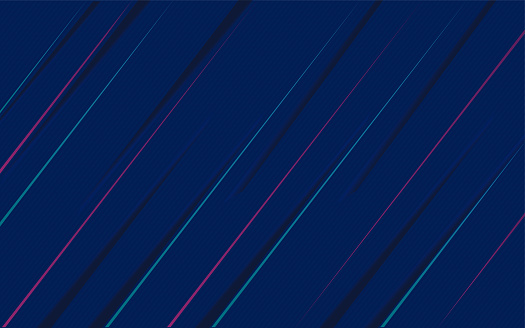 Abstract dark blue and with pink purple color futuristic background with diagonal stripe lines vector illustration. Dark vibes background and wallpaper.