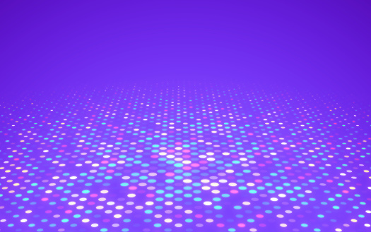 Abstract Dots Tech Party Background Pattern