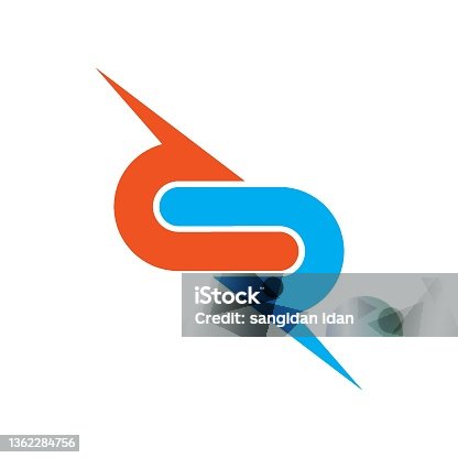 istock abstract dp or S letter icon illustration vector 1362284756