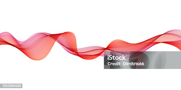 istock Abstract flowing banner 1253284555