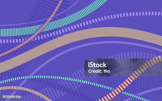 istock Abstract Flowing Lines Background 1020694156