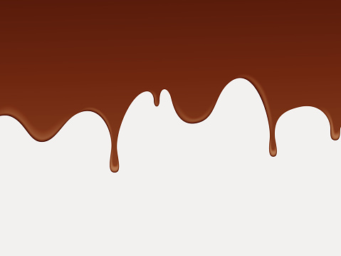 Abstract fluid chocolate background.
