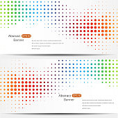 Abstract colorful geo banners with a space for your text. EPS 10 vector illustration, contains transparencies. High resolution jpeg file included(300dpi).