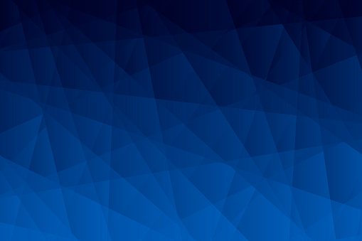 Abstract geometric background - Polygonal mosaic with Blue gradient
