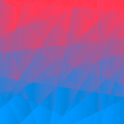 Abstract geometric background - Polygonal mosaic with Blue gradient