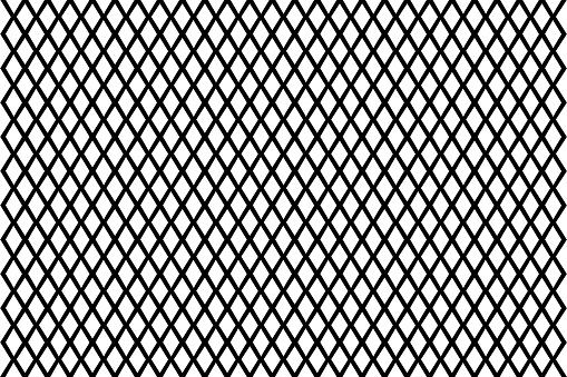 Mesh - abstract black and white pattern - vector, Abstract geometric pattern with lines, Vector illustration of fence,