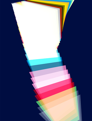 abstract geometric polygon rainbow transparent pattern background
