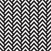 Abstract geometric seamless pattern with zigzag lines, stripes, triangle shapes. Modern texture. Vector repeat monochrome geometrical background. Ethnic motif graphic design.