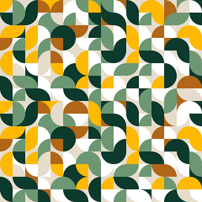 Abstract geometric shape pattern background.