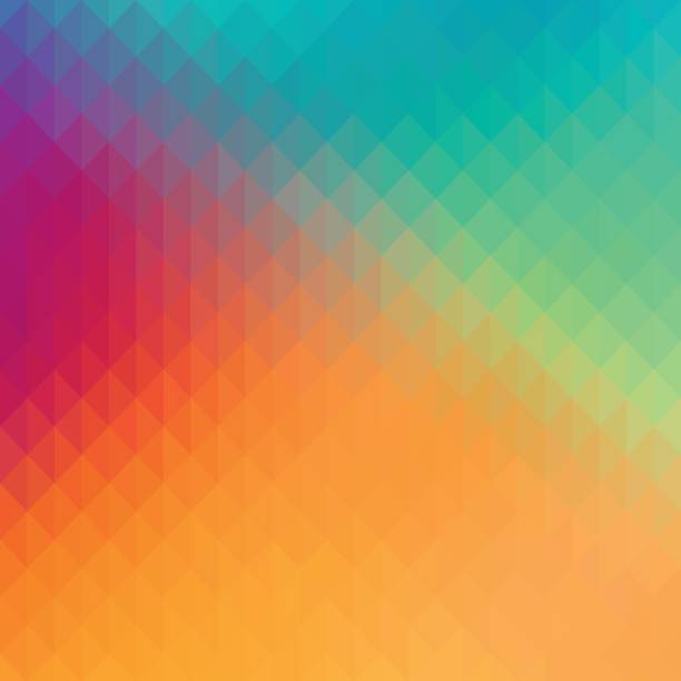 Abstract geometric shapes background with pastel colors. - Not used any transparency effect. multi colored background stock illustrations