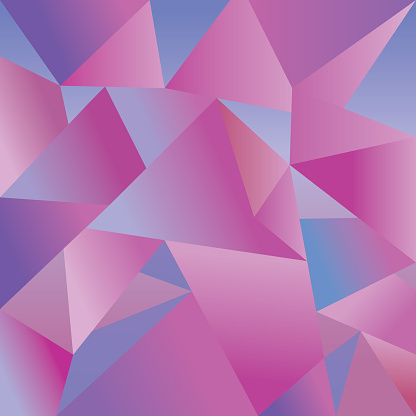 Abstract gradient and angular shapes