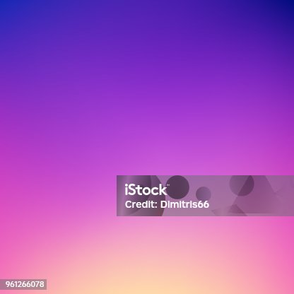 istock Abstract gradient background: Dreamy dusk colors 961266078