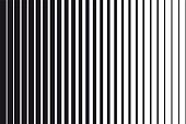 Abstract gradient background of black and white parallel vertical lines
