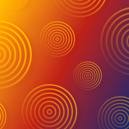 Abstract gradient background with Orange circles