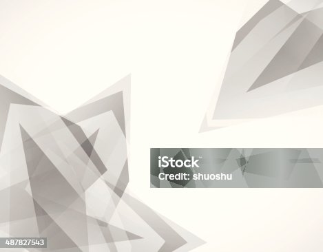 istock abstract gray transparency geometry shape background 487827543