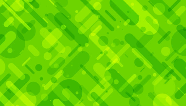 Abstract green pattern background vector art illustration