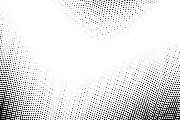 abstract halftone gradient background. moderne optik. - monochrom stock-grafiken, -clipart, -cartoons und -symbole
