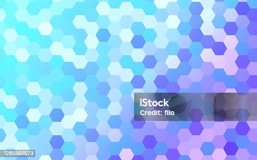 istock Abstract Hexagonal Scales Background Pattern 1285507573