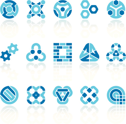 abstract industry symbols