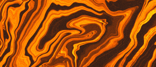 Abstract lava liquid backround vector design. Orange marble backdrop.