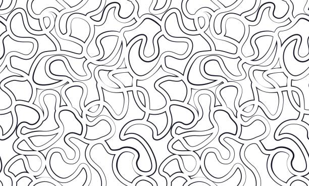 abstract line pattern background vector art illustration