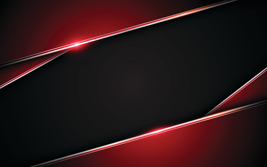 abstract metallic red black frame layout design tech concept background