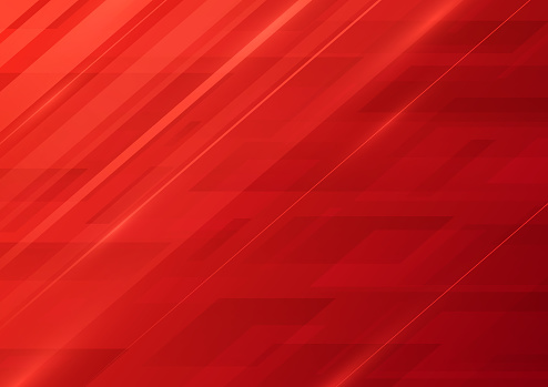 Red abstract modern technology vector background
