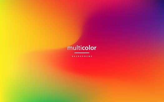 Abstract Modern Background with Colorful or Rainbow Wave Element