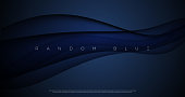 istock Abstract navy blue color wave background 1323840899