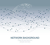 Vector illustration of abstract network
