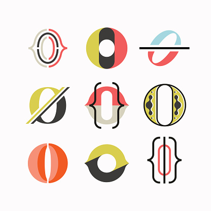 Abstract O letter symbols