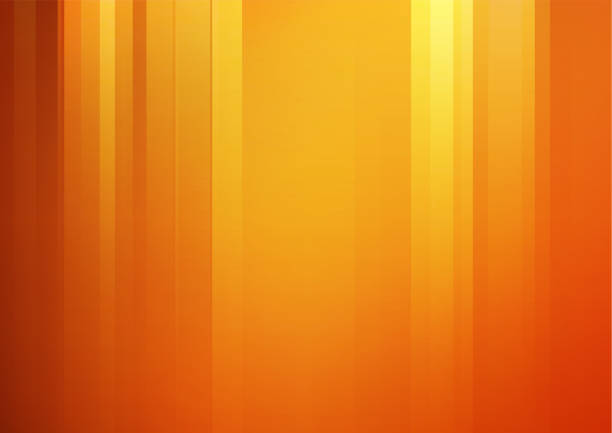 orange abstract vector hintergrund mit streifen - orange farbe stock-grafiken, -clipart, -cartoons und -symbole