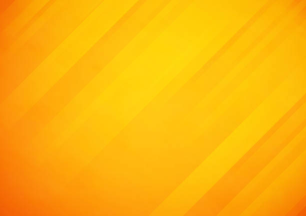 ilustrações de stock, clip art, desenhos animados e ícones de abstract orange vector background with stripes - fundo colorido