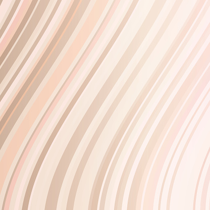 An abstract curving lines design in pinks and tans.