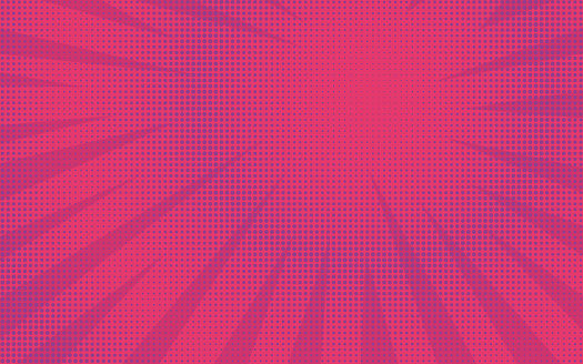 Abstract pink striped shiny retro comic background
