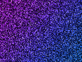 Abstract digital pixelated no signal digital snow tv broadcast background pattern.