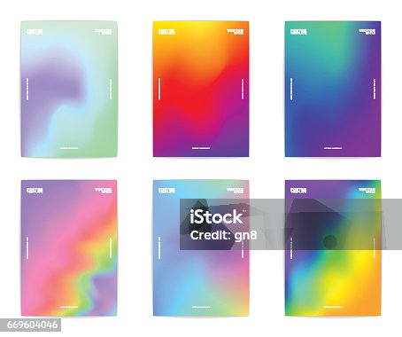 istock Abstract poster collection 669604046
