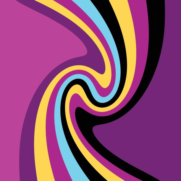 abstract psychedelic vector background vector art illustration