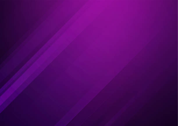 latar belakang vektor ungu abstrak dengan garis-garis - ungu ilustrasi stok