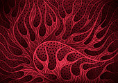 Abstract bloody vector background illustration. All elements can be easily removed if needed.