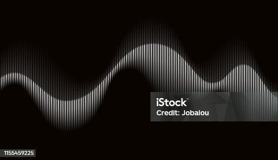 istock Abstract Rhythmic Sound Wave 1155459225