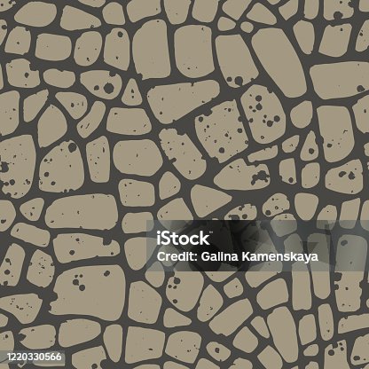 istock Abstract seamless pattern made of geometric shapes 1220330566
