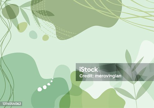 istock Abstract simply background with natural line arts 1314054062
