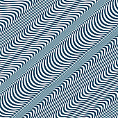 Vector Illustration of a Elegant and Beautiful Abstract Stripe Slanted Waves Design