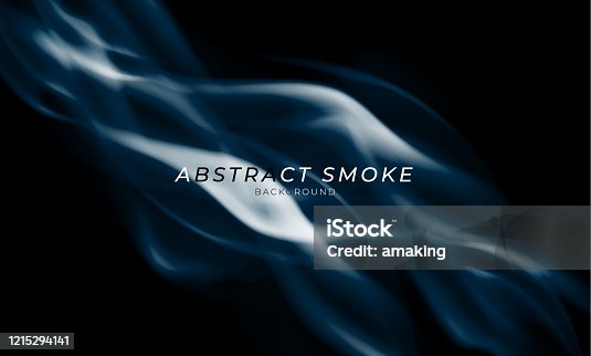 istock Abstract Smoke transparent background, Abstract futuristic art wallpaper. 1215294141