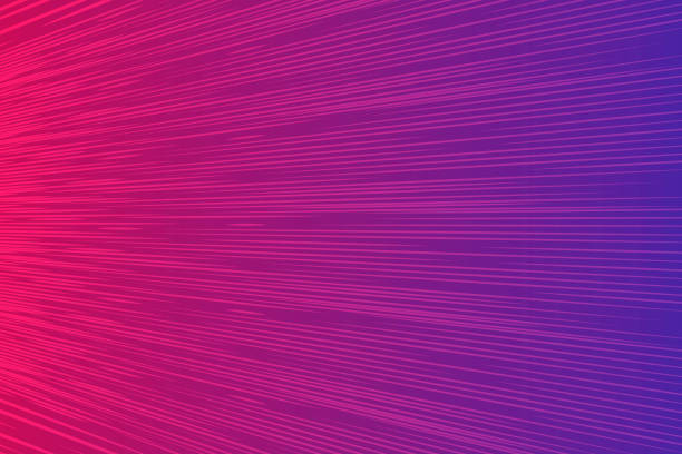 Abstract speed zoom lines background. Dark purple pink Radial motion move blur. Abstract speed zoom lines background. Dark purple pink Radial motion move blur. Zooming effect. Wave vector illustration robot backgrounds stock illustrations