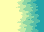 Abstract splash waves water ooze blob background pattern design.