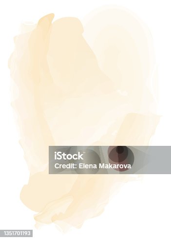 istock Abstract spot on a white background. Watercolor background. Vector illustration 1351701193