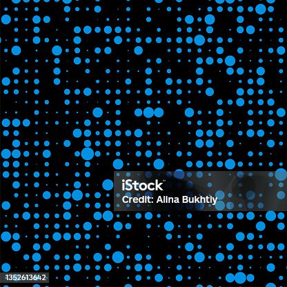 istock Abstract spotted illustration background. Vector particle pattern with point. 1352613642