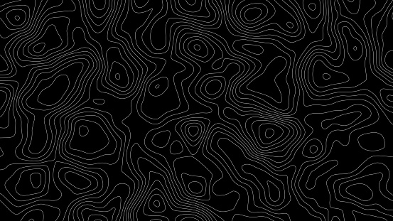 Abstract topographic lines